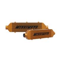 Mishimoto Universal Gold Z Line Intercooler  Overall Size: 28x8x3 Core Size: 21x6x2.5 Inlet / Outlet - MMINT-UZG