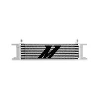 Mishimoto Universal -6AN 10 Row Oil Cooler - Silver - MMOC-10-6SL