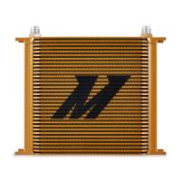 Mishimoto Universal 34 Row Oil Cooler - Gold - MMOC-34GD
