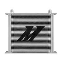 Mishimoto Universal 34 Row Oil Cooler - Silver - MMOC-34SL