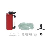 Mishimoto Small Aluminum Oil Catch Can - Wrinkle Red - MMOCC-SAWRD
