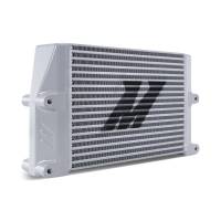 Mishimoto Heavy-Duty Oil Cooler - 10in. Same-Side Outlets - Silver - MMOC-SSO-10SL