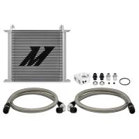 Mishimoto Universal Oil Cooler Kit 34-Row Silver - MMOC-U34SL