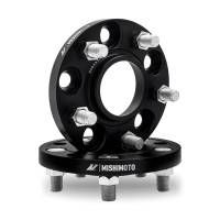 Mishimoto Wheel Spacers - 5x108 - 63.3 - 20 - M12 - Black - MMWS-006-200BK