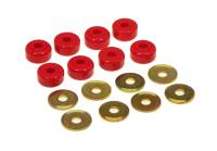 Prothane Universal End Link Bushings & Washers - 5/8 x 1 1/8 OD - Red - 19-430