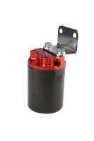 Aeromotive - Aeromotive SS Series Billet Canister Style Fuel Filter Anodized Black/Red - 10 Micron Fabric Element - 12317 - Image 9