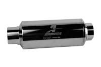 Aeromotive Pro-Series In-Line Filter - AN-12 - 40 Micron SS Element - Nickel Chrome Finish - 12342