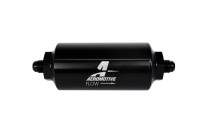 Aeromotive - Aeromotive In-Line Filter - (AN-6 Male) 40 Micron Stainless Mesh Element Bright Dip Black Finish - 12348 - Image 3