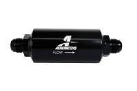 Aeromotive - Aeromotive In-Line Filter - AN -10 size Male - 10 Micron Microglass Element - Bright-Dip Black - 12385 - Image 2