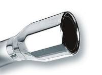 Borla - Borla 2.5in Inlet 4in Single Round Rolled Edge Outlet x 8in Long Weld On Exhaust Tip - 20235 - Image 2