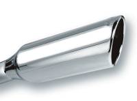 Borla - Borla 2.25in Inlet 4in Round Rolled Angle Cut x 12in Long Embossed Exhaust Tip - 20245 - Image 2