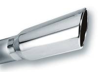 Borla - Borla 4in Inlet 5in Round Rolled Angle Cut w/ Clamp x 14in Long Exhaust Tip - 20249 - Image 2