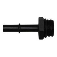 DeatschWerks 10AN ORB Male to 3/8in Male EFI Quick Connect Adapter - Anodized Matte Black - 6-02-0125-B