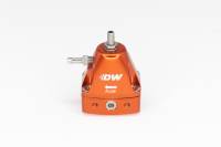 DeatschWerks DWR1000iL In-Line Adjustable Fuel Pressure Regulator - Orange - 6-1001-FRO