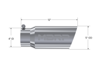 MBRP - MBRP Universal Tip 5 O.D. Angled Single Walled 4 inlet 12 length - T5052 - Image 4