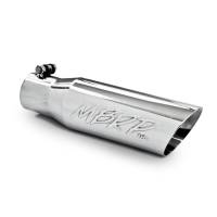 MBRP - MBRP Universal Tip 3in O.D. Dual Wall Angled 2 inlet 12 length - T5106 - Image 1