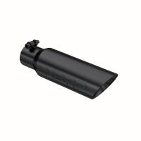MBRP - MBRP Universal Tip 3.5 O.D. Dual Wall Angled 2.5 inlet 12 length - Black Finish - T5106BLK - Image 3