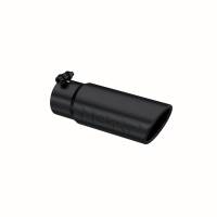 MBRP - MBRP Universal Tip 3-1/2in O.D. Angled Rolled End - 3in ID Inlet 10in Length - Black - T5115BLK - Image 3