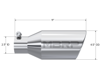 MBRP - MBRP Universal Tip 4.5 O.D. Angle Rolled End 2.5 Inlet 11in Length - T304 - T5160 - Image 4