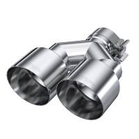 MBRP Universal T304 SS Dual Tip 4in OD/2.5in Inlet - T5177