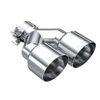 MBRP Universal T304 SS Dual Tip 4in OD/2.5in Inlet - T5178