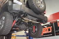 Injen - Injen 07-17 Jeep Wrangler JK 3.6L/3.8L 63mm Stealth Black Axle-back Exhaust w/ 4in Black Tips - SES5004BLK - Image 3