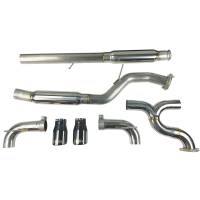 Injen - Injen 16-18 Ford Focus RS 3in Cat-Back Stainless Steel Exhaust w/ 4in Black Chrome Tips - SES9004 - Image 2