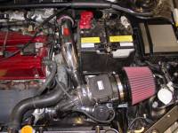 Injen - Injen 03-06 Evo 8/9/MR Cast Aluminum Intake System w/ Full Intercooler Piping Black Short Ram Intake - SP1898BLK - Image 3