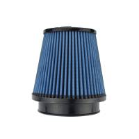 Injen NanoWeb Dry Air Filter 4in Flange ID / 5.5in Base / 5.4in Height / 4in Top - X-1128-BB