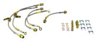Goodridge 09-12 Cadillac CTS-V (All CTS-V w/ Brembo Brakes) Stainless Steel Brake Line Kit - 12238