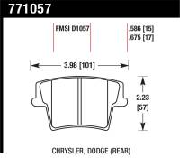 Hawk Performance OES Disc Brake Pads 771057