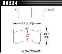 Hawk Performance DTC-70 Disc Brake Pad
