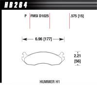 Hawk Performance - Hawk Super Duty Street Brake Pads - HB264P.575 - Image 1