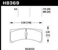 Hawk Performance HT-10 Disc Brake Pad