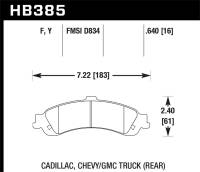 Hawk Performance LTS Disc Brake Pad HB385Y.640