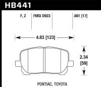 Hawk Performance HPS Disc Brake Pad HB441F.661