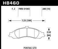 Hawk Performance HPS Disc Brake Pad HB460F.580