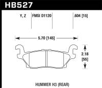 Hawk Performance Performance Ceramic Disc Brake Pad HB527Z.604