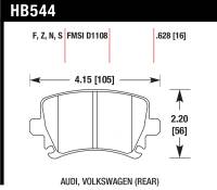 Hawk Performance - Hawk Performance Street Race Disc Brake Pad - Image 1