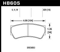 Hawk Performance DTC-30 Disc Brake Pad