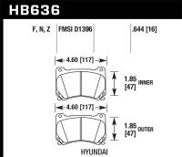 Hawk Performance - Hawk Performance HP Plus Disc Brake Pad HB636N.644 - Image 1