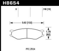 Hawk Performance DTC-70 Disc Brake Pad
