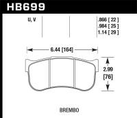 Hawk Performance DTC-50 Disc Brake Pad