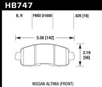 Hawk Performance - Hawk Performance HPS 5.0 Disc Brake Pad HB747B.626 - Image 1