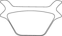 Hawk Performance Non-Asbestos Organic Disc Brake Pads HMC1005