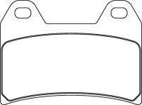 Hawk Performance Non-Asbestos Organic Disc Brake Pads HMC1009
