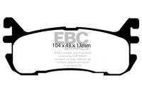 EBC - EBC 97-02 Ford Escort 2.0 Greenstuff Rear Brake Pads - DP21003 - Image 1