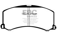 EBC - EBC 95-02 Suzuki Esteem Greenstuff Front Brake Pads - DP21041 - Image 1
