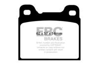 EBC - EBC 91-93 Volvo 740 2.3 (ABS) (Girling) Greenstuff Rear Brake Pads - DP21043 - Image 1