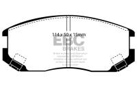 EBC - EBC 91-94 Dodge Colt 1.5 Greenstuff Front Brake Pads - DP21063 - Image 1